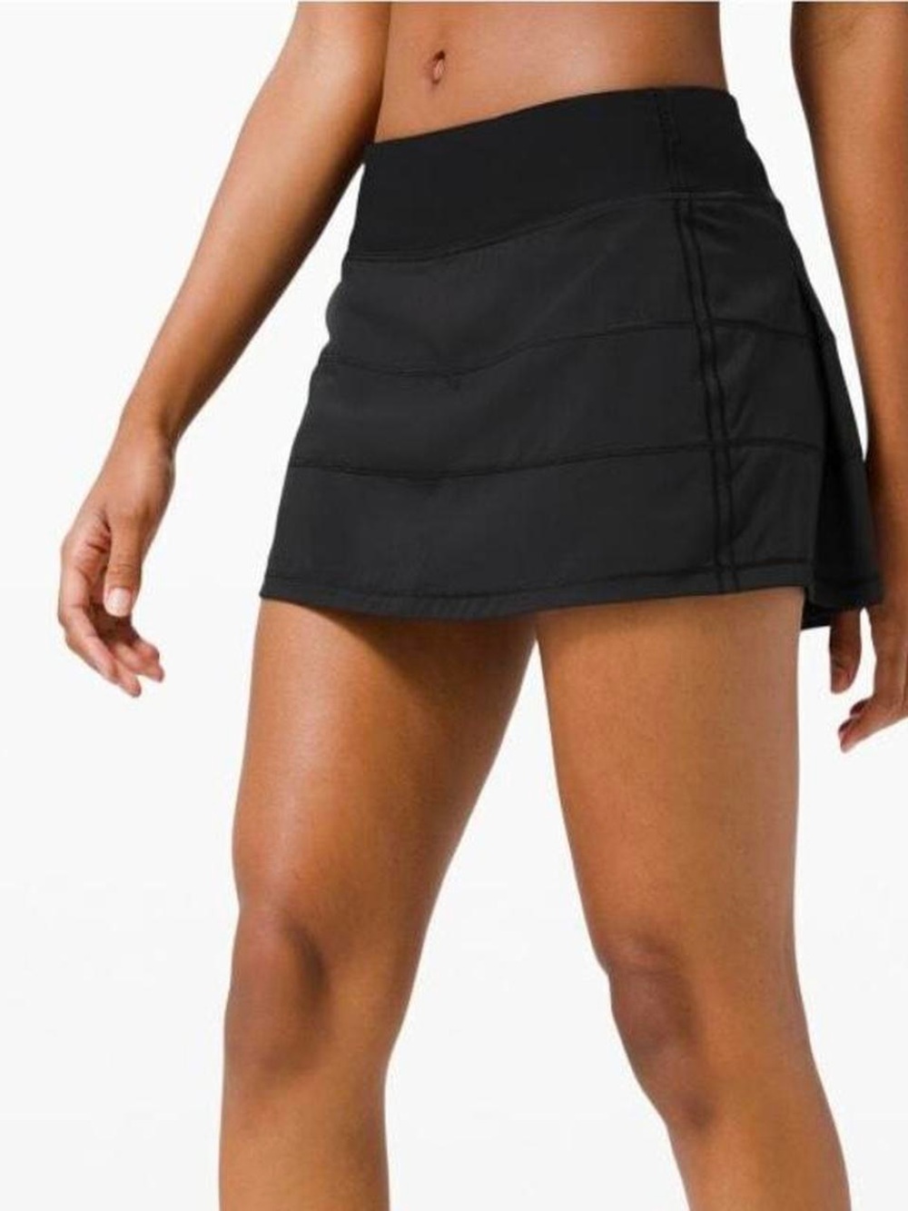 Black athletic skirt